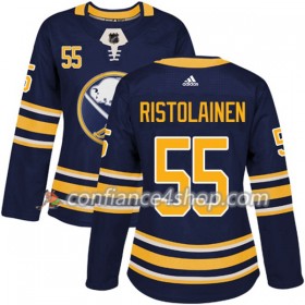 Adidas Maillot de Hockey Buffalo Sabres Rasmus Ristolainen 55 2017-2018 Bleu Marine Authentic - Femme